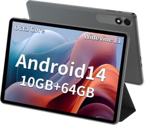 10.1'' Android 14 Tablet, Black, 10GB RAM+64GB ROM, Widevine... 10.1'' Android 14 Tablet, Black, 10GB RAM+64GB ROM, Widevine...