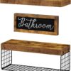 71belIQSclL._AC_SL1500_.jpg QEEIG Bathroom Shelves Over Toilet - Paper Storage Wall Mou...