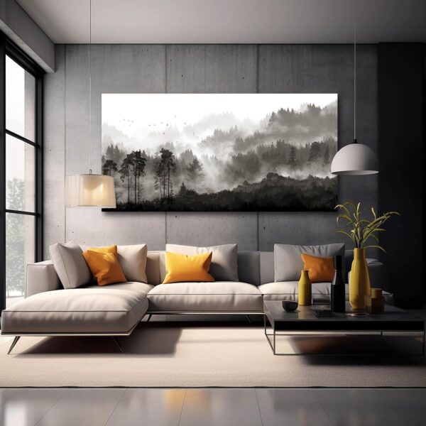 71bnmAURzL._AC_SL1500_.jpg YJYart Large Artwork for Living Room Wall Canvas Art Mountai...