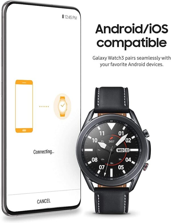 Samsung Galaxy Watch 3 (45mm, GPS, Bluetooth) Smart Watch wi...