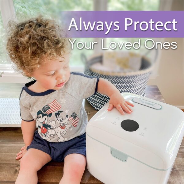 71cBeJ0vdoL._SL1500_.jpg Papablic 4-in-1 UV Light Sanitizer | UV-Clean Sanitizing and...