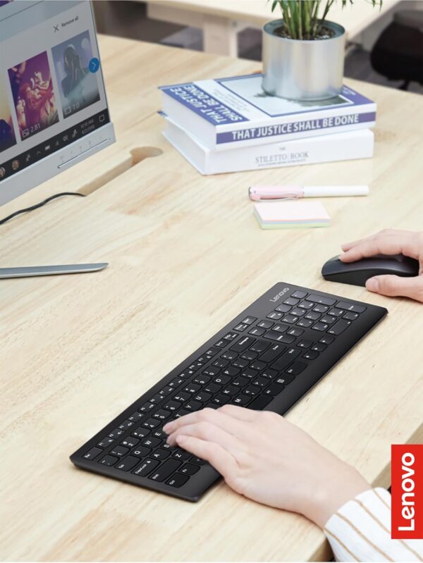 71cD6FwHKlL._AC_SL1500_.jpg Lenovo 510 Wireless Keyboard & Mouse Combo, 2.4 GHz Nano USB...