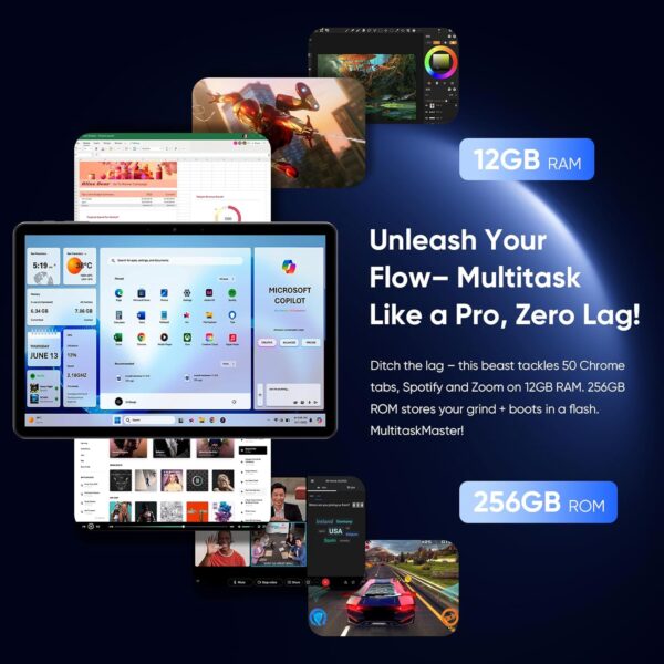 71d45teQWsL._AC_SL1500_.jpg 10.1" Window 11 Pro Tablet PC 12GB RAM 256GB SSD, Intel Core...