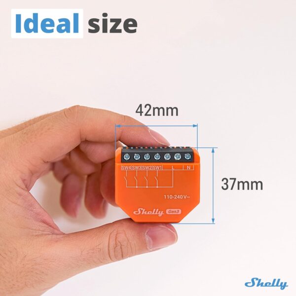 Shelly i4 Gen3 | WiFi Smart 4-digital inputs controller of S...