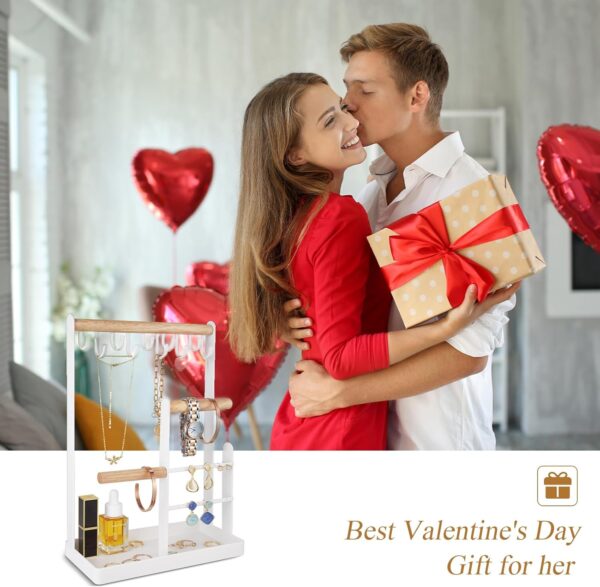 ProCase Jewelry Organizer Stand Necklace Holder, 4-Tier Towe...