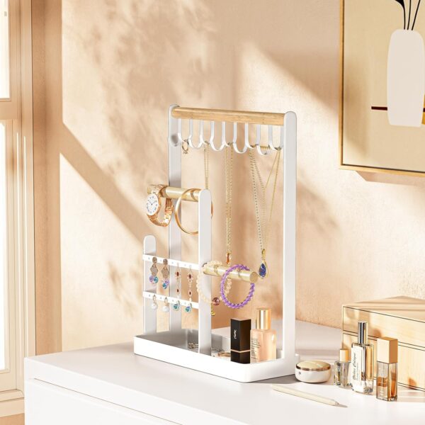 ProCase Jewelry Organizer Stand Necklace Holder, 4-Tier Towe...