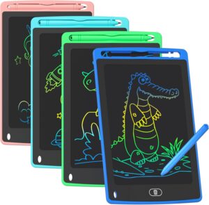 4 Pack LCD Writing Tablet for Kids, 8.5 Inch Colorful 4 Pack LCD Writing Tablet for Kids, 8.5 Inch Colorful Doodle...