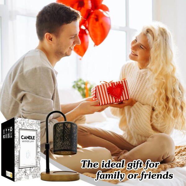 Candles Warmer with Timer and Dimmer, Adjustable Height Cand...