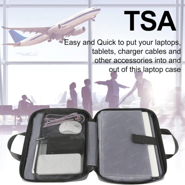 71f00RiCwKL._AC_SL1500_.jpg Ytonet Laptop Case, 15.6 inch TSA Laptop Sleeve Computer Bag...