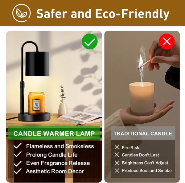 71fOD30-wHL._AC_SL1500_.jpg Briever Candle Warmer Lamp with Timer and Dimmer, Electric C...