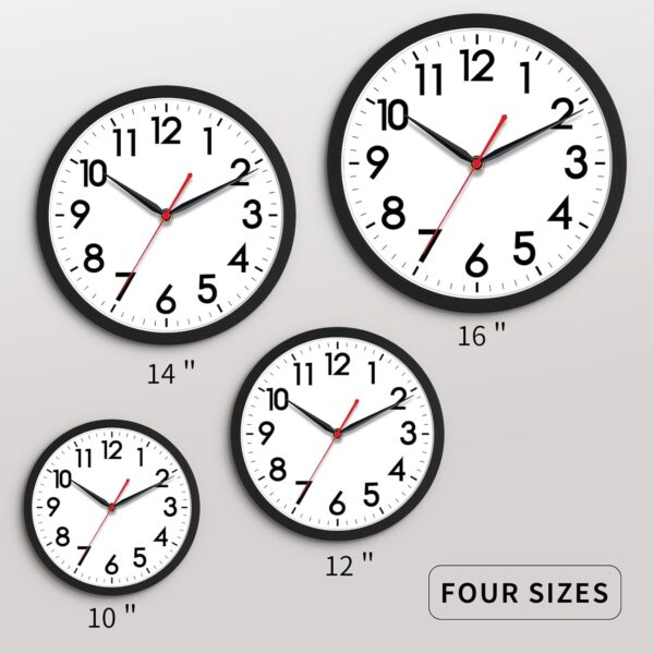 71fS2DXTgL._AC_SL1500_.jpg AKCISOT Wall Clock 10 Inch Silent Non-Ticking Modern Clocks ...