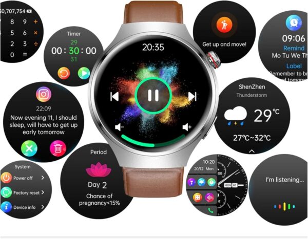 71foFR7uy-L._AC_SL1500_.jpg Smart Watches for Athletes The Elderly and Multi-Data Exerci...