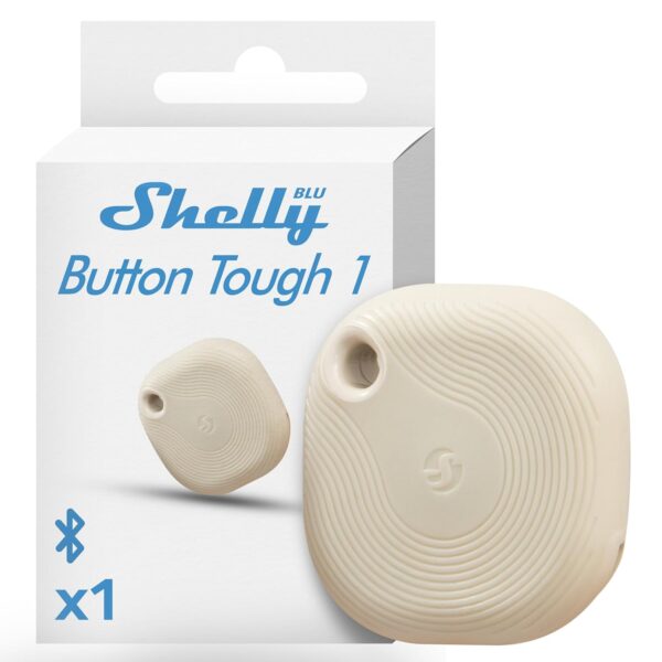 Shelly Blu Button Tough Ivory | Bluetooth-Operated Multi-Cli... Shelly Blu Button Tough Ivory | Bluetooth-Operated Multi-Cli...