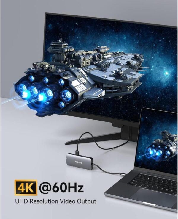 71hdWViIpcL._AC_SL1500_.jpg ABLEWE USB C Hub Ethernet, 8 in 1 Multiport USB C to HDMI Ad...