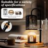Candles Warmer with Timer and Dimmer, Adjustable Height Cand...