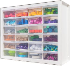 IRIS USA Plastic Drawer Storage Organizer, 24-Drawer Teacher... IRIS USA Plastic Drawer Storage Organizer, 24-Drawer Teacher...