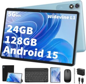 Android Tablet with Keyboard,10 inch Android 15 tablet, 24GB... Android Tablet with Keyboard,10 inch Android 15 tablet, 24GB...