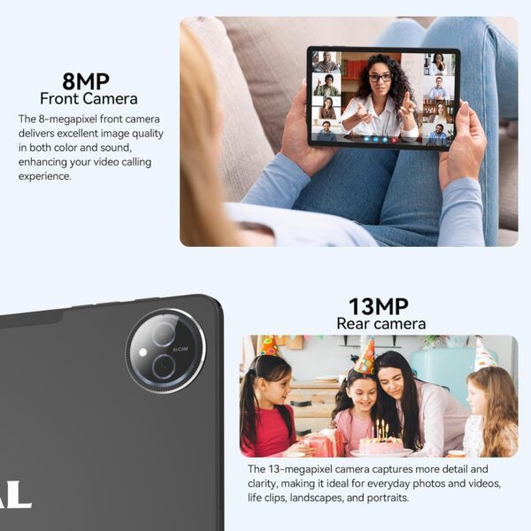 71j5LJHFdAL._AC_SL1500_.jpg Tablet 11 inch Android 14 Tablet, 2025 Latest Update 128GB R...