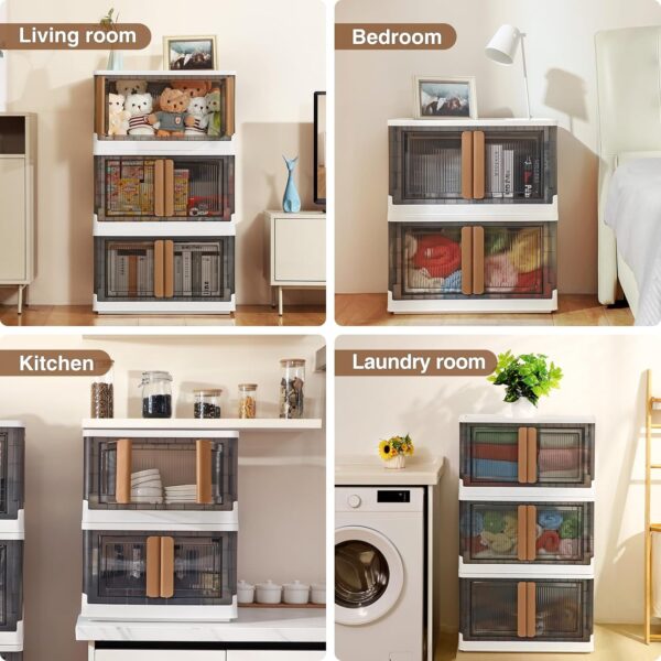 71kWgijiWzL._AC_SL1500_.jpg 4Pack 400QT Total Plastic Storage Bins With Lids, 100Gal Tot...