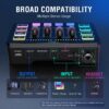 71lQurakeL._AC_SL1500_.jpg FIFINE Gaming Audio Mixer, Streaming RGB PC Mixer with XLR M...