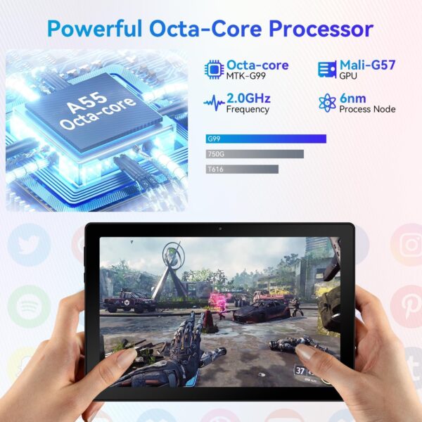 71lSFNsjQGL._AC_SL1500_.jpg 10 Inch Tablet, Octa-Core Tablet, 10GB+64GB (TF 1TB), Androi...