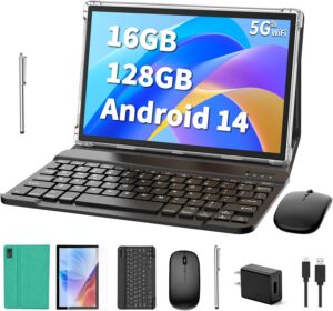 Android 14 Tablet, 10 inch Tablet with Keyboard, 16GB+128GB,... Android 14 Tablet, 10 inch Tablet with Keyboard, 16GB+128GB,...