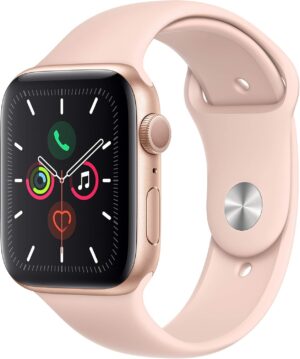 Apple Watch Series 5 (GPS, 40MM) - Gold Aluminum Case Apple Watch Series 5 (GPS, 40MM) - Gold Aluminum Case with P...