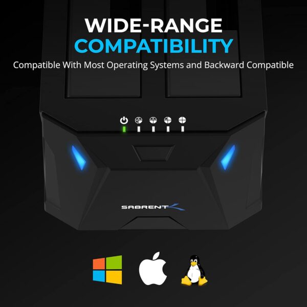 71mpIZDuZ1L._AC_SL1500_.jpg SABRENT USB 3.0 to SATA I/II/III Dual Bay External Hard Driv...