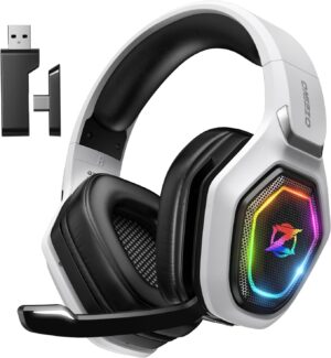 2.4GHz Wireless Gaming Headset for PC, Ps5, Ps4 - Lossless 2.4GHz Wireless Gaming Headset for PC, Ps5, Ps4 - Lossless A...