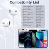 71nVr0rlrsL._AC_SL1500_.jpg 2 Packs- Wired Headphones for iPhone Earbuds Built-in Microp...