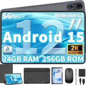 2025 Upgraded Android 15 Tablet, 12 inch Android Tablet with... 2025 Upgraded Android 15 Tablet, 12 inch Android Tablet with...