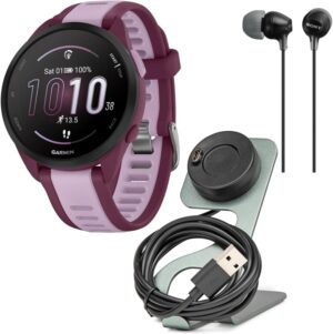 Garmin Forerunner 165 Music GPS Running Smartwatch (Berry-Li... Garmin Forerunner 165 Music GPS Running Smartwatch (Berry-Li...