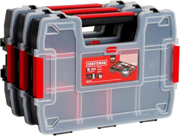 CRAFTSMAN Storage Organizer, Small Parts Organizer, 3-Packs ...