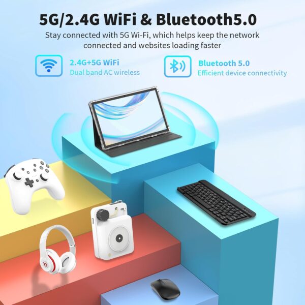 71oTrwBPO8L._AC_SL1500_.jpg Android Tablet with Keyboard, 10 inch Android 14 Tablet, 16G...