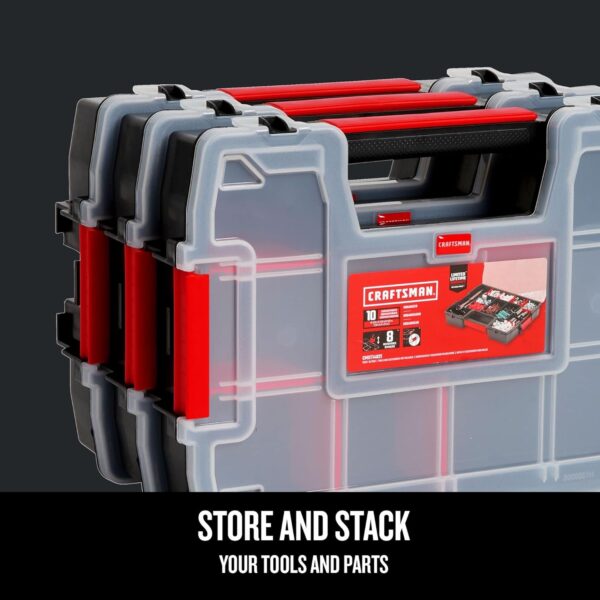 CRAFTSMAN Storage Organizer, Small Parts Organizer, 3-Packs ...