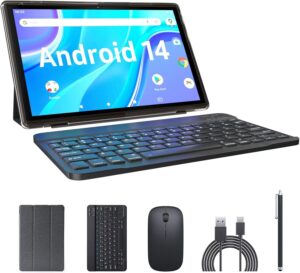 ATOZEE Tablet 2 in 1 Android 14 Tablets with Keyboard ATOZEE Tablet 2 in 1 Android 14 Tablets with Keyboard 10 inc...