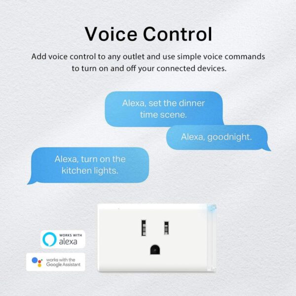 71pP-Z2PYqL._SL1200_.jpg Kasa Smart Plug Mini with Energy Monitoring, Smart Home Wi-F...