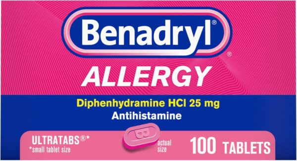 Benadryl Ultratabs Antihistamine Allergy Relief Medicine, Di... Benadryl Ultratabs Antihistamine Allergy Relief Medicine, Di...