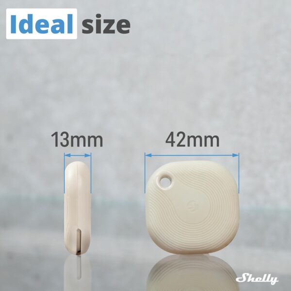 71pkR0CHkzL._SL1500_.jpg Shelly Blu Button Tough Ivory | Bluetooth-Operated Multi-Cli...