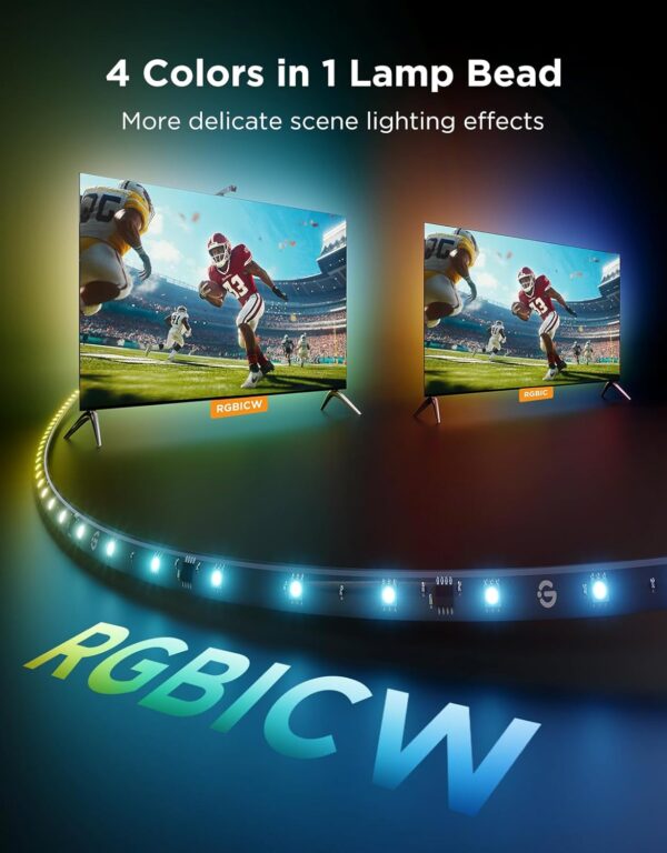 71q4-N7yWpL._AC_SL1500_.jpg Govee TV Backlight 3 Lite with Fish-Eye Correction Function ...