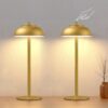 2 Pack Led Cordless Table Lamp: Modern Portable Desk Lamp 2 Pack Led Cordless Table Lamp: Modern Portable Desk Lamp fo...