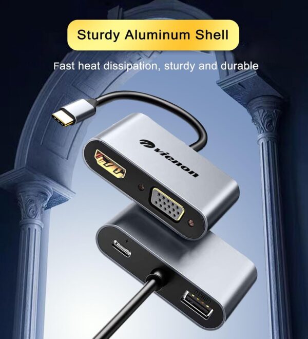 71rDQvNidsL._AC_SL1500_.jpg VIENON USB C to HDMI VGA Adapter for Dual Monitor, 4 in 1 US...