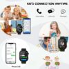 OKYUK 4G Smartwatch, Kids Watch for Kids with SIM Card, 47 E...