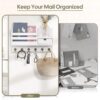 71sXzWtKhxL._AC_SL1500_.jpg Key and Mail Holder For Wall, Mail Organizer Wall Mount with...