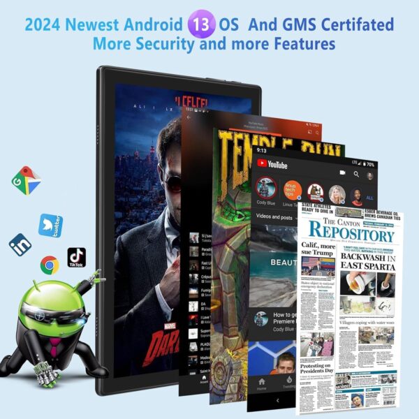 71staa7Hu7L._AC_SL1500_.jpg 2025 Android Tablet with Keyboard 12GB RAM 128GB ROM 1TB Exp...