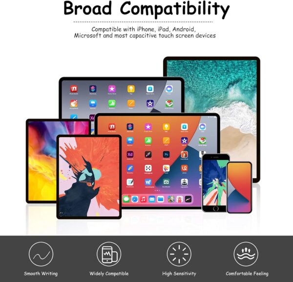 71tAiOaOI0L._AC_SL1500_.jpg Stylus for Touch Screens, Digiroot 4-Pack Stylus Pens High S...