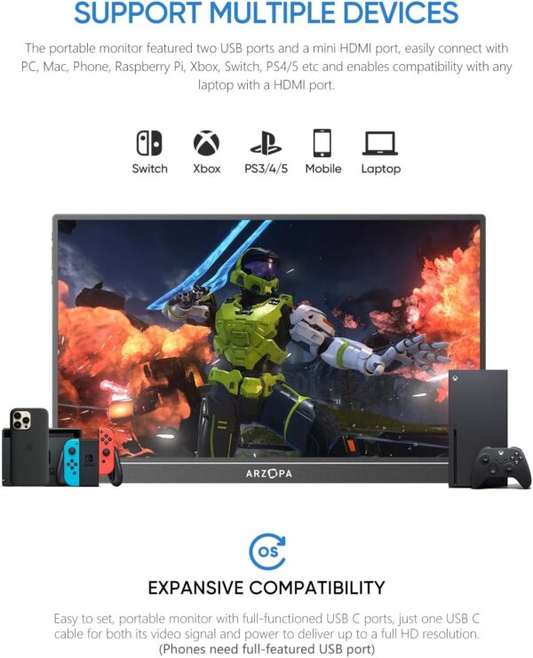 71tIb035efL._AC_SL1500_.jpg ARZOPA 16" 2.5K Portable Monitor, 2560x1600 QHD IPS Display ...