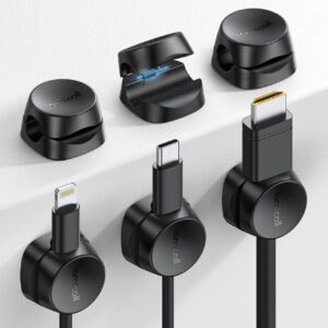 Cord Organizer [1s Lock] Spring Cable Holder Clips - Lamical...