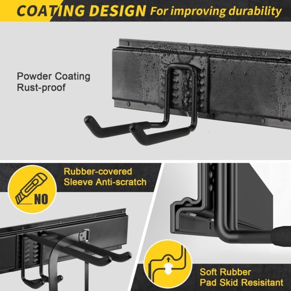 71uK9Oec4xL._AC_SL1500_.jpg Garage Storage, Garage Organization, Wall Mount Garden Tool ...