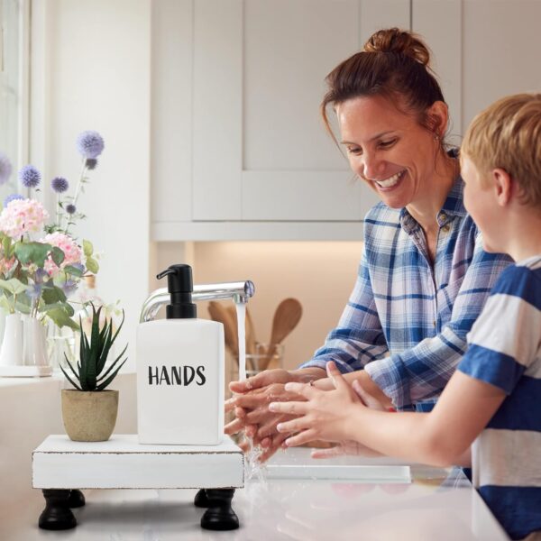 71uTmo6mhSL._AC_SL1500_.jpg KIBAGA Decorative Wood Riser For Your Kitchen or Bathroom Fa...